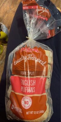 Country Harvest Fork Split English Muffins