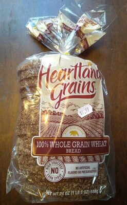 100% Whole Grain Wheat Bread, Whole Grain Wheat