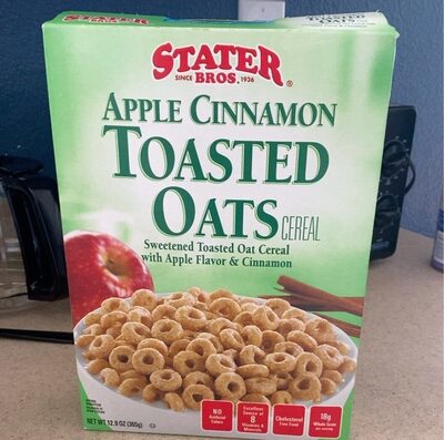Apple Cinnamon Toasted Oats Sweetened Toasted Oat Cereal, Apple Cinnamon Toasted Oats