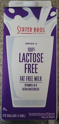 Lactose Free Fat Free Milk