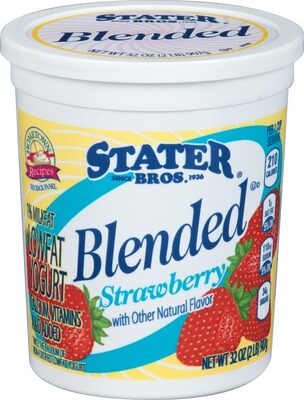 Strawberry Blended Lowfat Yogurt, Strawberry