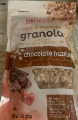 Chocolate Hazelnut Rolled Oats, Chocolate Chunks & Hazelnuts Crisp & Crunchy Granola, Chocolate Hazelnut