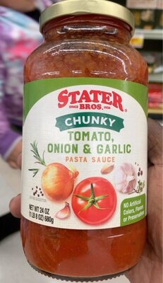 Chunky Tomato, Onion & Garlic Pasta Sauce, Chunky Tomato, Onion & Garlic