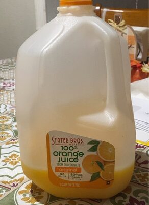 Original 100% Orange Juice From Concentrate, Original