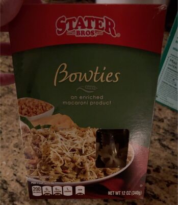 Enriched Macaroni Product, Bowties