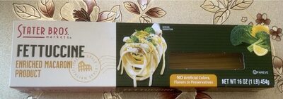 Enriched Macaroni Product, Fettuccini
