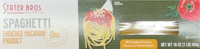 Enriched Macaroni Product, Spaghetti