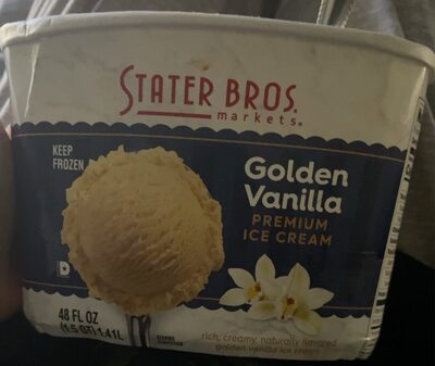 Golden Vanilla Premium Ice Cream, Golden Vanilla