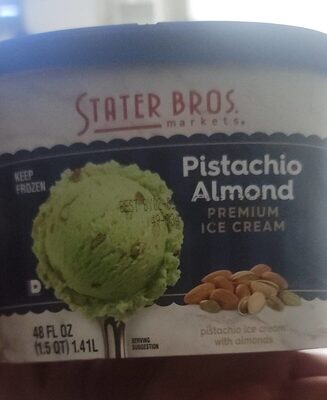 Pistachio Almond Premium Ice Cream, Pistachio Almond