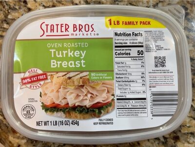 Oven Roasted Deli Style Turkey Breast, Oven Roasted