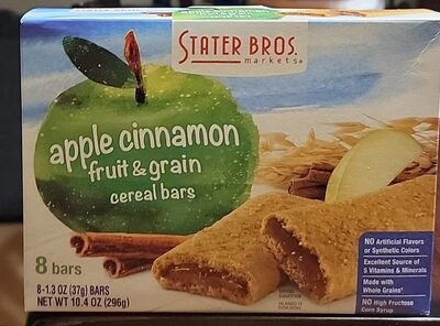 Apple Cinnamon Fruit & Grain Cereal Bars, Apple Cinnamon Fruit & Grain
