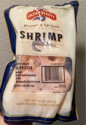 Tail - On Cooked White Shrimp