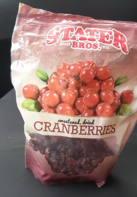 Sweetened Dried Cranberries, Sweetened
