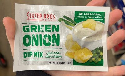Green Onion Dip Mix, Green Onion