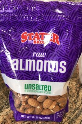 Unsalted Raw Almonds, Unsalted