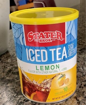 Lemon Iced Tea Sugar Sweetened Mix, Lemon