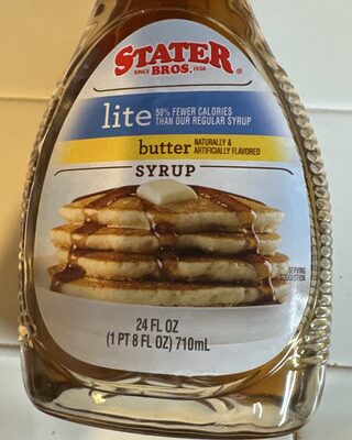 Butter Flavored Lite Syrup, Butter