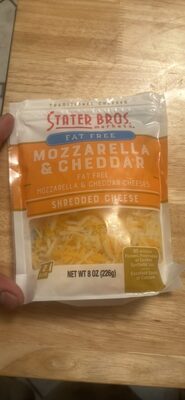 Mozzarella & Cheddar Fat Free Shredded Cheeses, Mozzarella & Cheddar