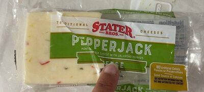 Pepperjack Monterey Jack Cheese With Jalapeno Peppers, Pepperjack