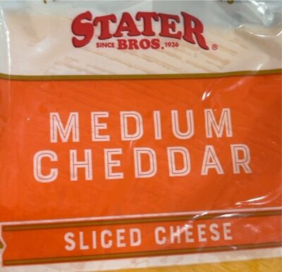 Medium Cheddar Sliced Cheese, Medium Cheddar