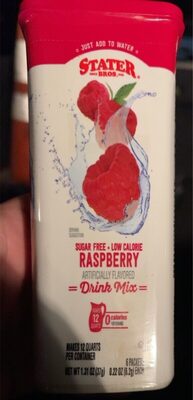 Raspberry Ice Thirst Quenchers Low Calorie Drink Mix, Raspberry Ice