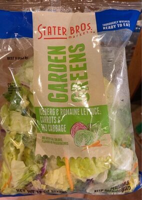 Garden Greens Iceberg & Romaine Lettuce, Carrots & Red Cabbage, Garden