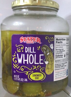 Dill Whole Pickles, Dill