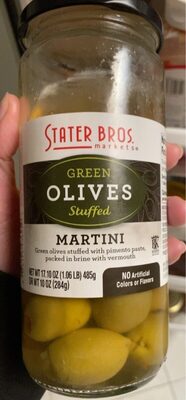 Green Olives Stuffed Martini, Green