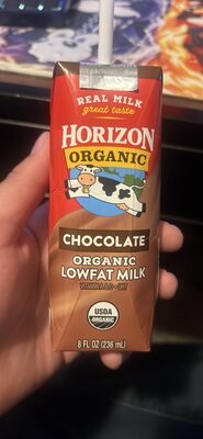Chocolate Organic Lowfat Milk, Chocolate
