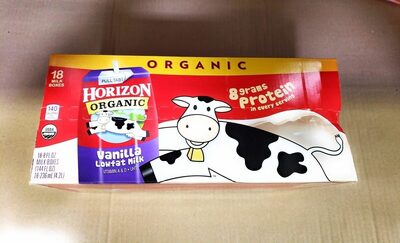 Vanilla Organic Lowfat Milk, Vanilla