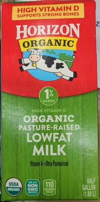 1% Organic Lowfat Milk