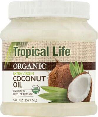 Tropical Life Organic Coconut Oil, Extra Virgin