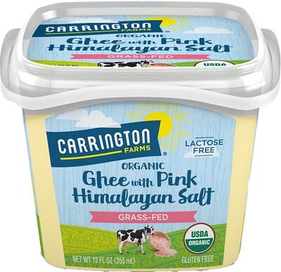 Organic Ghee With Pink Himalayan Salt, Grass-Fed