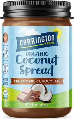 Creamy Milk Chocolate Organic Coconut Spread, Creamy Milk Chocolate