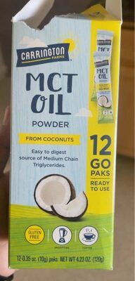 Mct Oil Powder From Coconuts