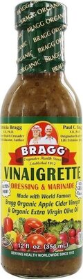 Oil-Free Vinaigrette Organic Dressing & Marinade With Apple Cider Vinegar, Oil-Free Vinaigrette