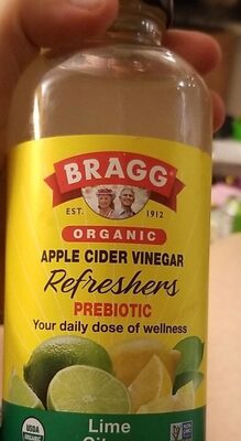 Organic Lime Citrus Prebiotic Apple Cider Vinegar, Lime; Citrus