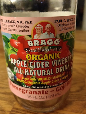 Organic Refreshers Prebiotic Pomegranate Cherry Apple Cider Vinegar , Pomegranate; Cherry