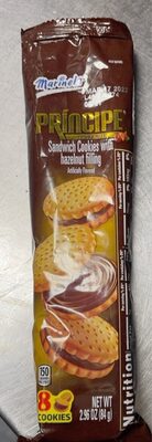 Hazelnut Principe Sandwich Cookies With Hazelnut Filling, Hazelnut