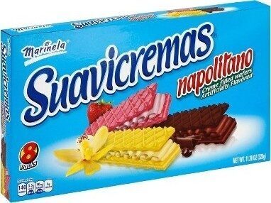 Marinela, Suavi Cremas, Napolitano Creme Filled Wafers