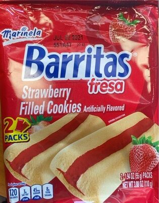 Fresa Strawberry Filled Cookies, Strawberry