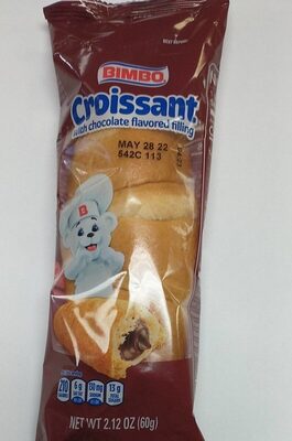 Croissant With Chocolate Flavored Filling, Chocolate