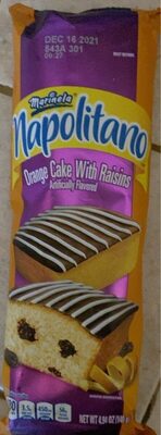 Orange Napolitano Cake With Raisins, Orange With Raisins