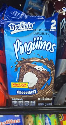Chocolate Pinguinos Creme-Filled Cupcakes, Chocolate