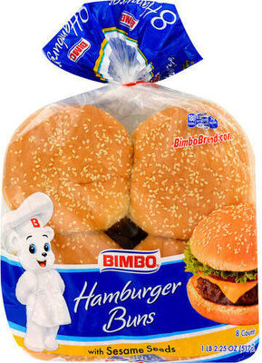 Hamburger Buns With Sesame Seeds, Sesame Seeds