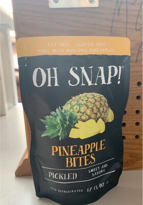 Pineapple Bites Sweet And Savory Pickled, Pineapple Bites