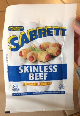 Skinless Beef Cocktail Franks