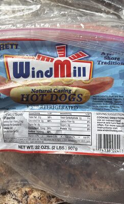 Natural Casing Hot Dogs