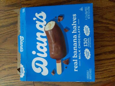 Milk Chocolate Real Banana Halves, Milk Chocolate