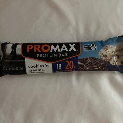 Cookies 'N Cream Flavored Protein Bar, Cookies 'N Cream
